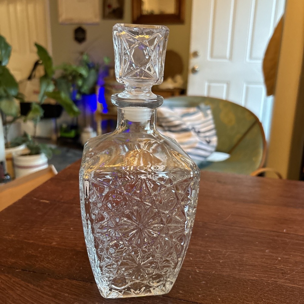 Vintage Whiskey Decanter Stopper Bourbon Scotch Vodka Liquor Juice Bottle‎